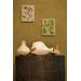 Example of what the painting would look like hanging and framed in a furnished setting.Each painting is sold separately and unframed.